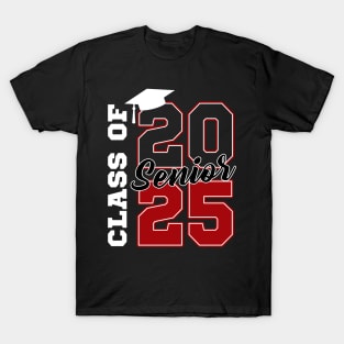 Class Of 2025 Senior 2025 Back To School 2025 Graduation 25 T-Shirt